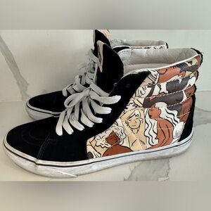 Vans Breast Cancer Awareness Lady Ladi Sk8-Hi Black Skate High Shoes Sneaker 8.5